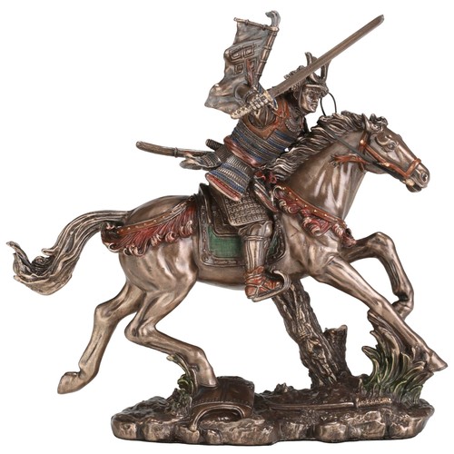 Samurai mounted charge bronze - charge,