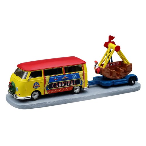 Lemax towing van - towing,