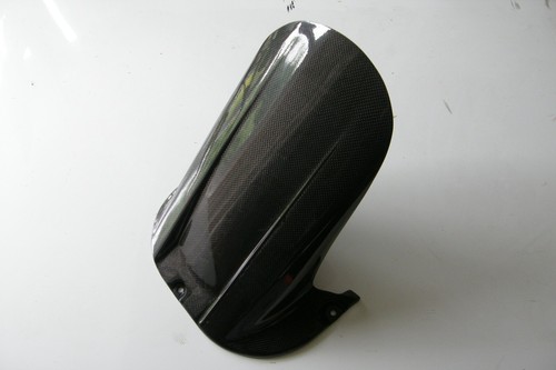 Carbon fibre rear hugger - rear,
