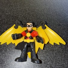 Fisher-Price Imaginext DC Super Friends Red Robin  Symbol w/ Cape 