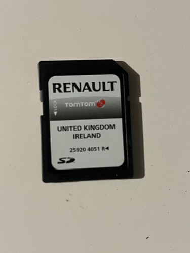 Renault sat nav card - renault,