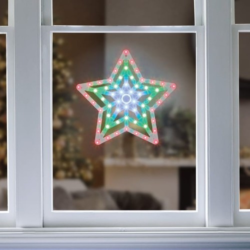 Christmas star window led - star, 60
