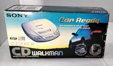 Sony D-E206CK CD Walkman Portable Player Car Ready Silver Tested See Descript
