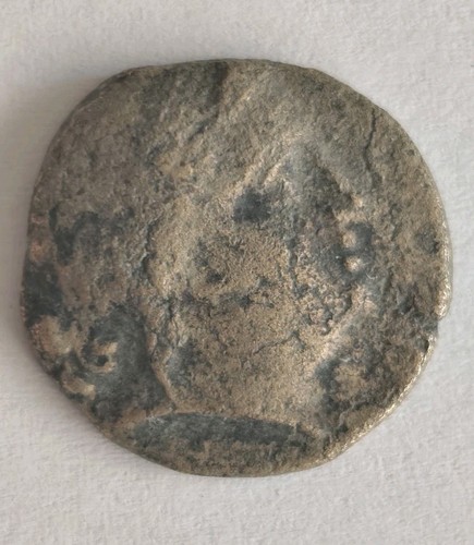 Ancient greek bronze coin - ancient, with
