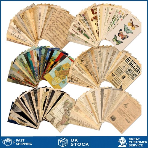 150 sheets vintage scrapbook - sheets,
