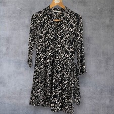 Zara Black Nude Animal Leopard