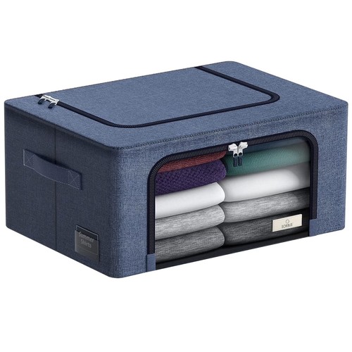 Foldable metal frame storage