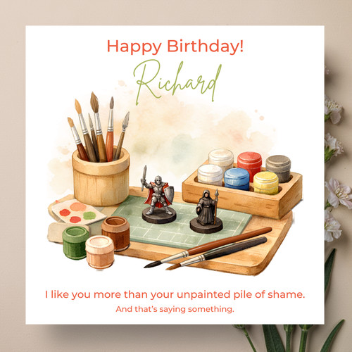 Personalised birthday card - birthday,