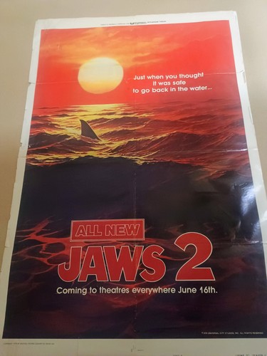 Original jaws movie - 2, poster