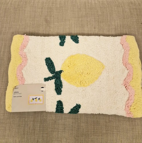 Next lemon bath mat - bath, yellow