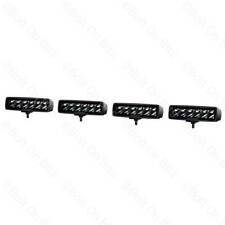 2 Pairs of Hella 6.2" Black Magic Mini Spot Light bar 2880lm Stealth Off Road