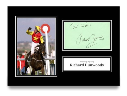 Richard dunwoody signed - richard, a4