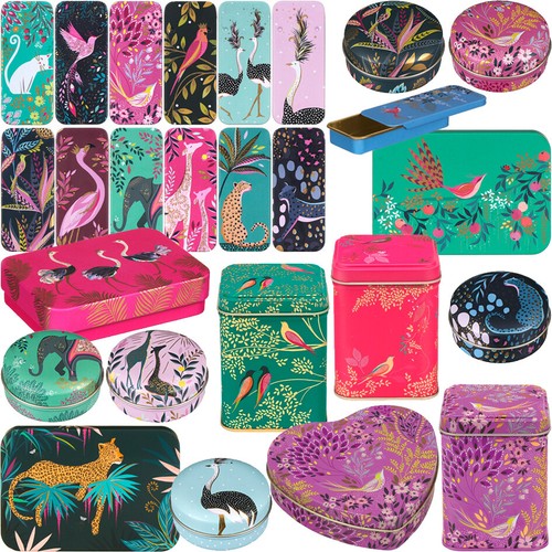 Sara miller metal tin box - miller,