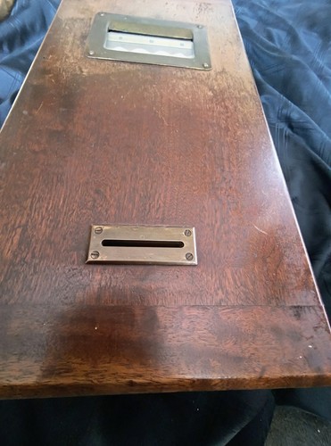Mahogany automatic cash till - cash,