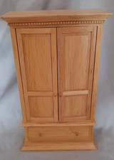 Pine Wardrobe/tallboy 12th scale furniture