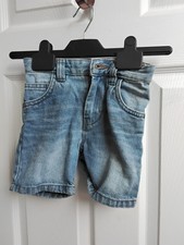 Next Boys Denim Shorts Aged