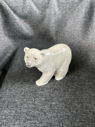 Lladro standing polar bear - lladro,