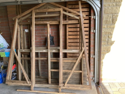 Alton greenhouse wooden - wooden,, 8’