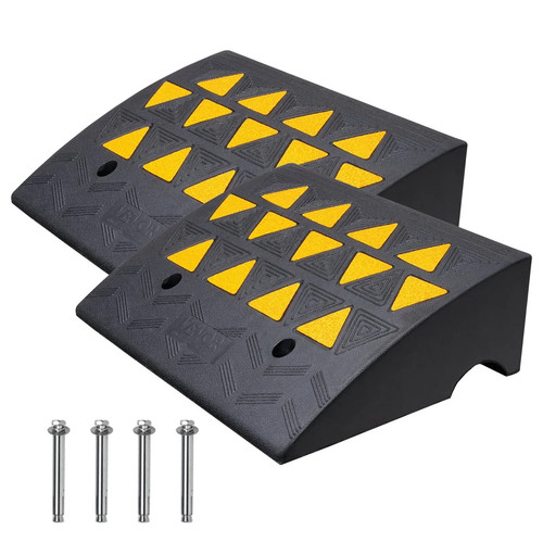 Rubber curb ramp pack - 2, 6"