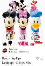 BEEP POP UP DISNEY  LOLLIPOPS