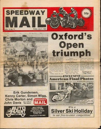 Speedway mail july 1985 - 5,,
