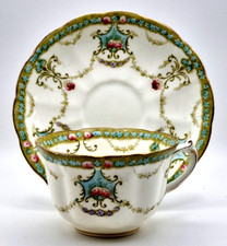 CHARLES ALLERTON Cup & Saucer Set RYDE (#1730) Pattern c.1915 VINTAGE RARE VG+