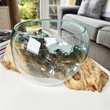 Molten 20cm Fruit Bowl On Teak