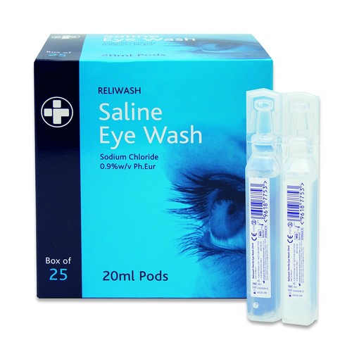 Reliwash saline eye wash - reliwash,