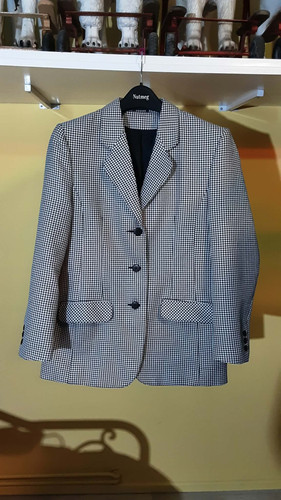 Ladies jacket black and white - jacket,