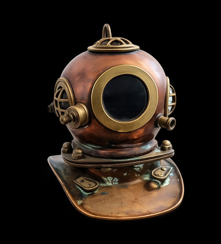 Vintage copper brass diving - vintage,