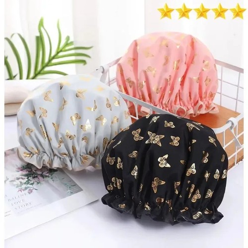 Waterproof double shower cap - double,