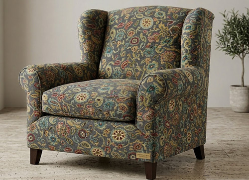 Wingback chair cover stretch - chair,