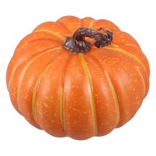 Large Plastic Pumpkin Fake for