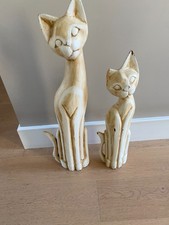 Two Tall Wooden Stylish Cat