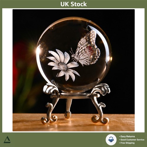 Exquisite butterfly crystal - 3d,
