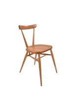 Ercol Stacking Chair in LT Light Ash W49cm D50cm H80cm SH47cm RRP £320