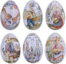 Tin Box with Easter Rabbit