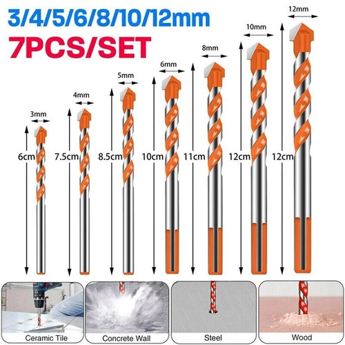 Pcs masonry drill bit set - pcs,