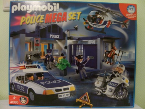 Playmobil police mega set 4086 - police,