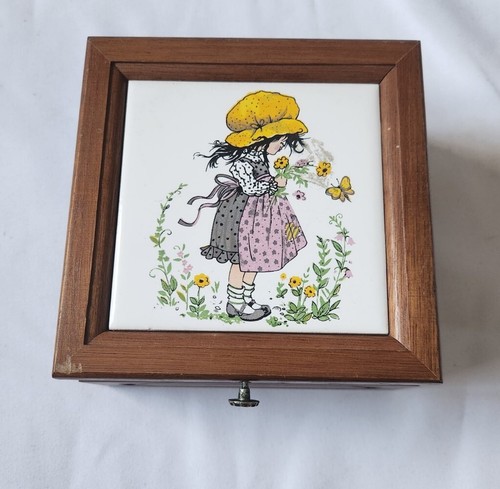 Vintage holly hobbie wooden - vintage,