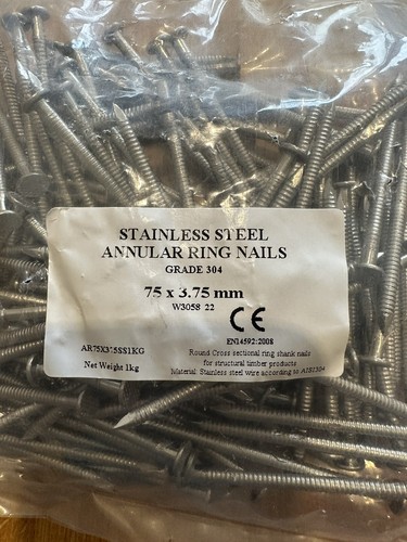 Stainless steel annular ring