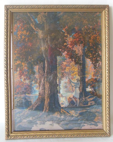 Maxfield parrish print golden - maxfield,