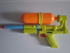 Vintage Larami Super Soaker 50 - Green Orange Blue - 1990 - Working
