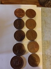 10 x Queen elizabeth old Half