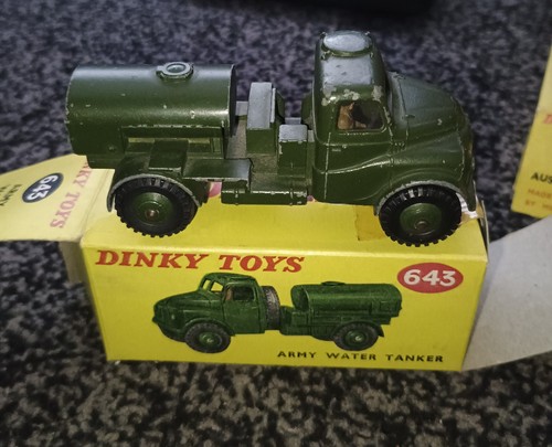 Dinky army water tanker 643 - dinky,