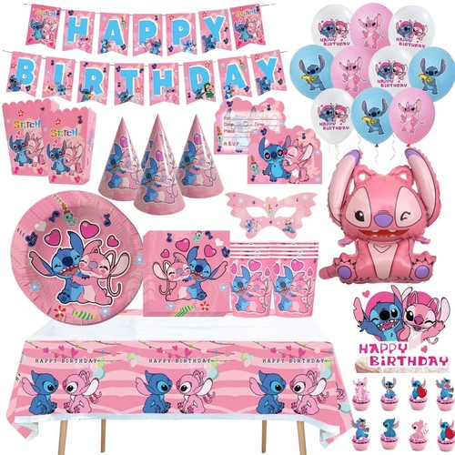 Pink stitch lilo party - &,