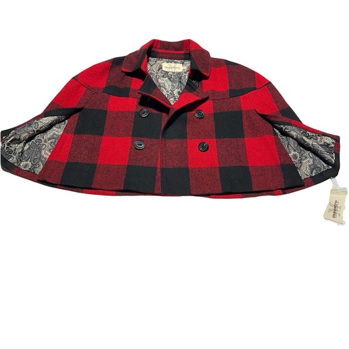 Maestro red buffalo plaid - red, cape