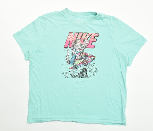Nike shirt men xxl teal - teal, green