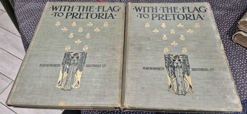 With the flag pretoria - with,