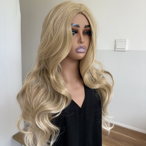 Blended blonde cosplay wigs - cosplay,